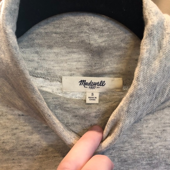 Madewell Studio turtleneck in Heather Cloud - Picture 16 of 16